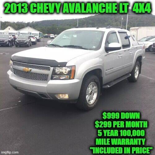 2013 Chevrolet Avalanche for sale at D&D Auto Sales, LLC in Rowley MA