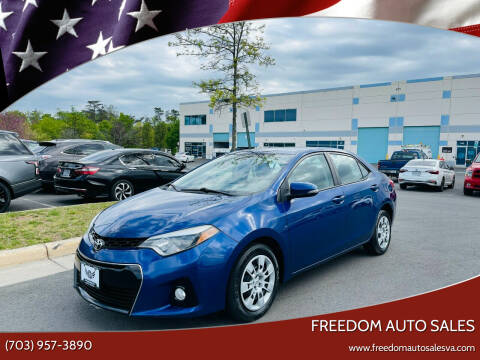 2014 Toyota Corolla for sale at Freedom Auto Sales in Chantilly VA