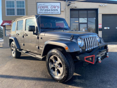 2016 Jeep Wrangler Unlimited for sale at I-Deal Cars LLC in York PA