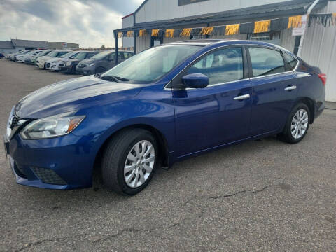 2016 Nissan Sentra for sale at BELOW BOOK AUTO SALES in Idaho Falls ID