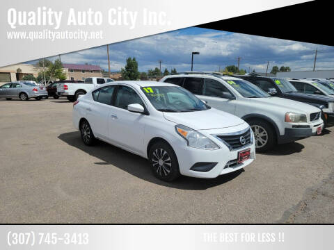 2017 Nissan Versa for sale at Quality Auto City Inc. in Laramie WY
