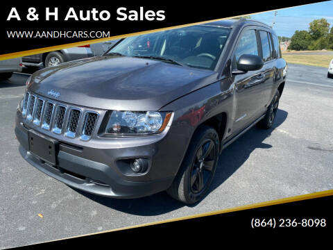 2016 Jeep Compass for sale at A & H Auto Sales in Greenville SC