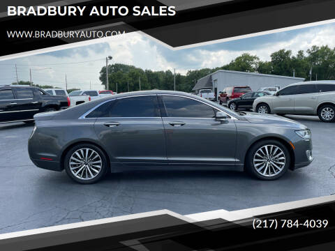 2019 Lincoln MKZ for sale at BRADBURY AUTO SALES in Gibson City IL