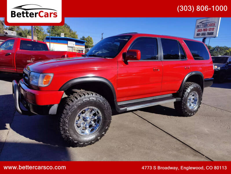 1996 Toyota 4Runner for sale at Better Cars in Englewood CO