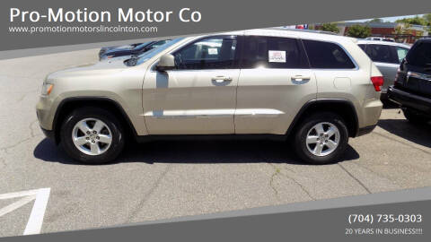 2011 Jeep Grand Cherokee for sale at Pro-Motion Motor Co in Lincolnton NC