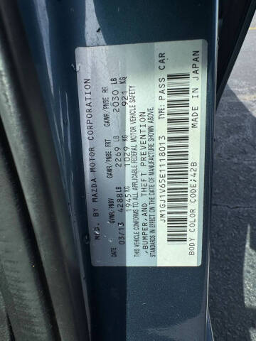 2014 Mazda MAZDA6 i Touring