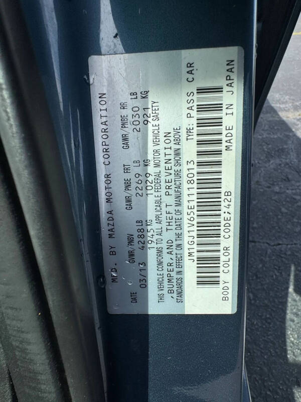 2014 Mazda MAZDA6 i Touring