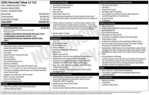 2020 Chevrolet Tahoe LS