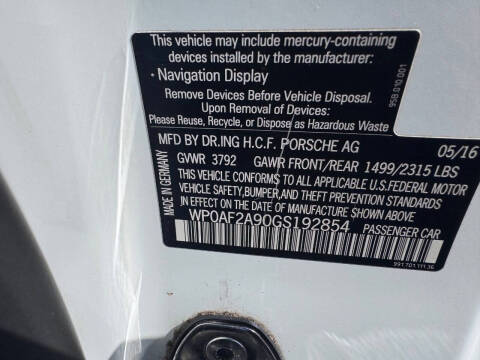 2016 Porsche 911 GT3 RS