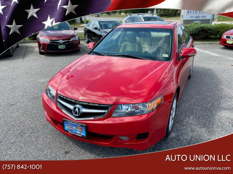 2007 Acura TSX for sale at Auto Union LLC in Virginia Beach VA