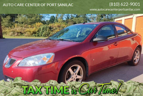 2008 Pontiac G6 for sale at AUTO CARE CENTER OF PORT SANILAC in Port Sanilac MI