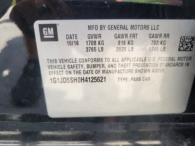 2017 Chevrolet Sonic LT Auto