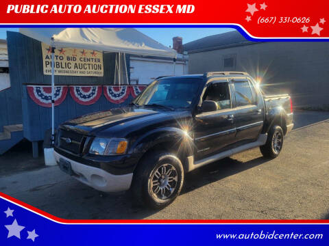 2002 Ford Explorer Sport Trac for sale at PUBLIC AUTO AUCTION ESSEX MD in Essex MD