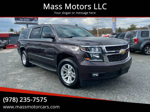 2015 Chevrolet Suburban for sale at Mass Motors LLC in Worcester MA