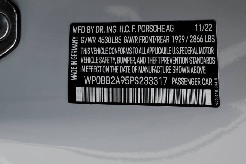 2023 Porsche 911 Targa 4 GTS