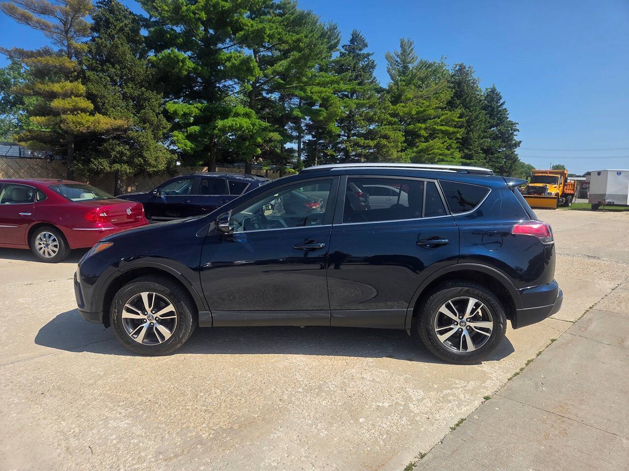 Blue 2017 Toyota RAV4 XLE AWD XLE 4dr SUV 1
