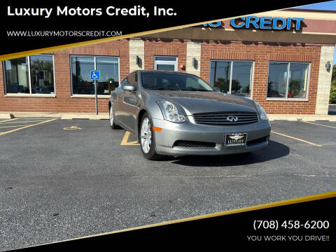 2006 Infiniti G35 for sale at Luxury Motors Credit, Inc. in Bridgeview IL