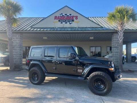 2018 Jeep Wrangler Unlimited for sale at Rabeaux's Auto Sales in Lafayette LA