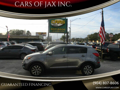 2016 Kia Sportage for sale at CARS OF JAX INC. in Jacksonville FL