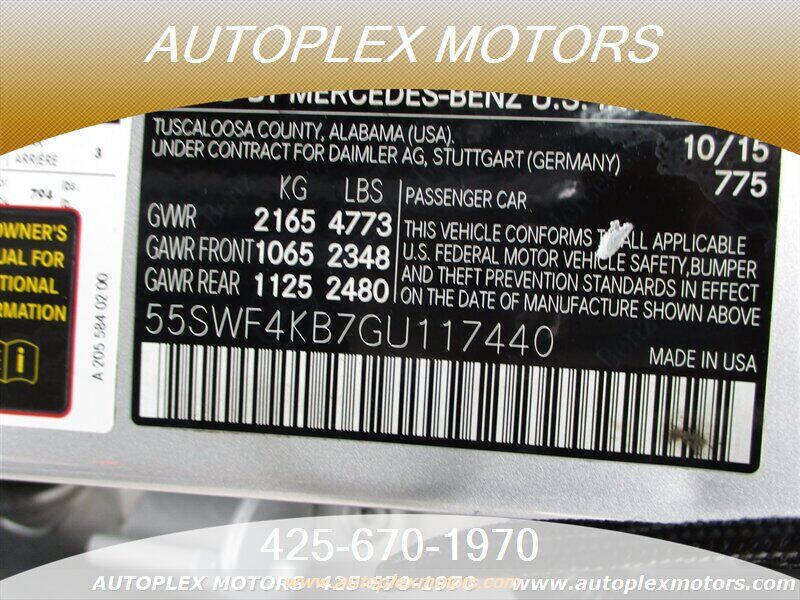 2016 Mercedes-Benz C-Class C 300 4MATIC