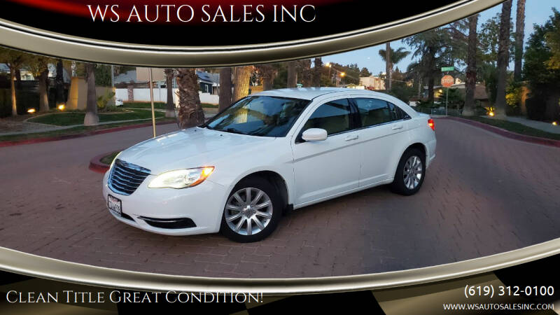 2014 Chrysler 200 for sale at WS AUTO SALES INC in El Cajon CA