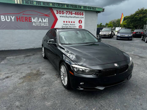 2015 BMW 3 Series for sale at Buy Here Miami Auto Sales in Miami FL