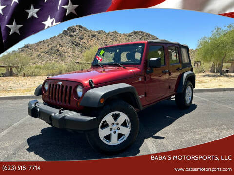 2011 Jeep Wrangler Unlimited for sale at Baba's Motorsports, LLC in Phoenix AZ