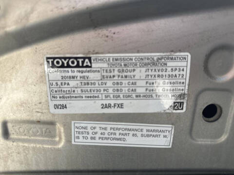 2018 Toyota Avalon Hybrid XLE Premium