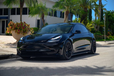 2021 Tesla Model 3 for sale at EURO STABLE in Miami FL