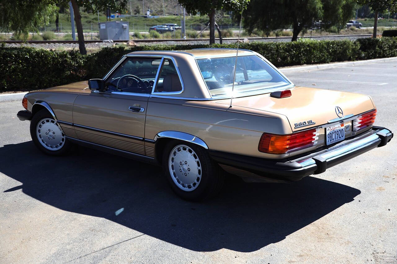 1986 Mercedes-Benz 560-Class for sale at DE AUTOS INC in San Juan Capistrano, CA