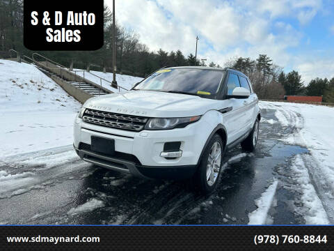 2015 Land Rover Range Rover Evoque for sale at S & D Auto Sales in Maynard MA