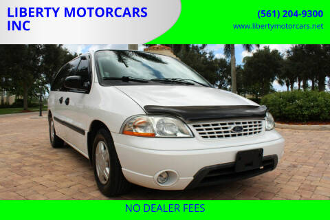 2003 Ford Windstar for sale at LIBERTY MOTORCARS INC in Royal Palm Beach FL