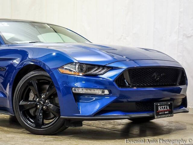 Used 2022 Ford Mustang GT Premium with VIN 1FA6P8CF6N5145550 for sale in Tinley Park, IL