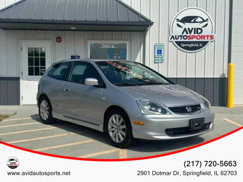 2005 Honda Civic for sale at AVID AUTOSPORTS in Springfield IL