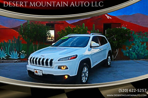 2015 Jeep Cherokee for sale at DESERT MOUNTAIN AUTO LLC in Tucson AZ