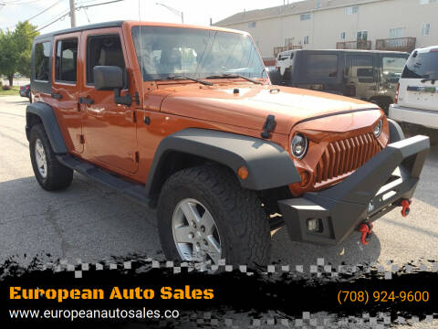 2010 Jeep Wrangler Unlimited for sale at European Auto Sales in Bridgeview IL