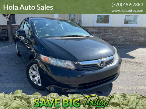 2012 Honda Civic for sale at Hola Auto Sales in Atlanta GA