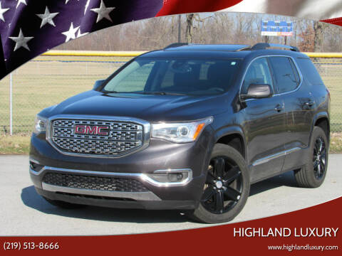 2017 GMC Acadia for sale at Highland Luxury in Highland IN