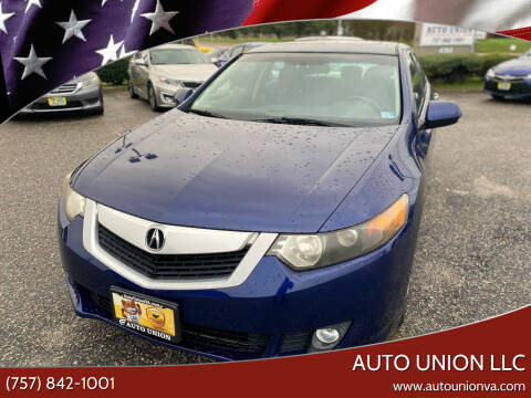 2009 Acura TSX for sale at Auto Union LLC in Virginia Beach VA