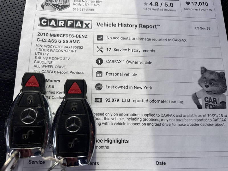 2010 Mercedes-Benz G-Class G 55 AMG