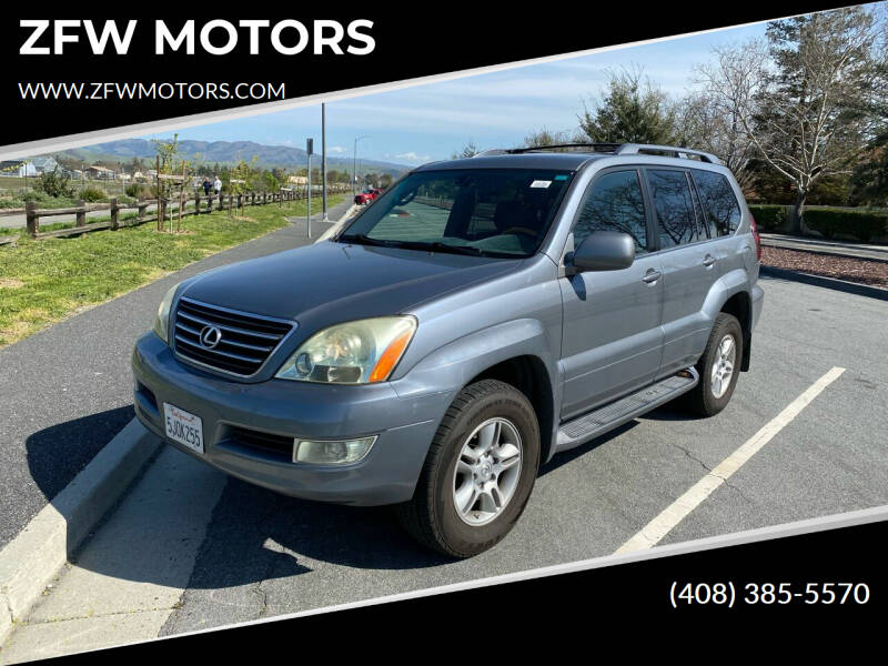 2004 Lexus GX 470 for sale at ZFW MOTORS in Soquel CA