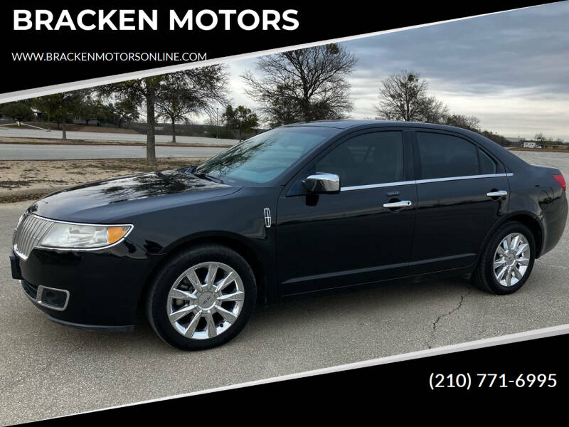 2010 Lincoln MKZ for sale at BRACKEN MOTORS in San Antonio TX