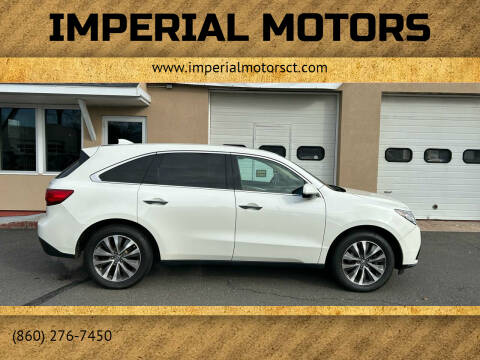 2016 Acura MDX for sale at Imperial Motors in Plainville CT