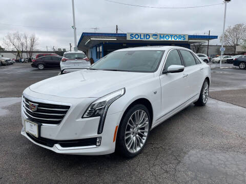 2018 Cadillac CT6 for sale at SOLID MOTORS LLC in Garland TX