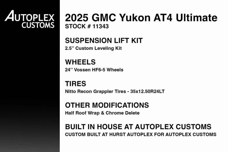 2025 GMC Yukon AT4 Ultimate