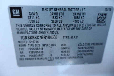 2016 Chevrolet Tahoe LT