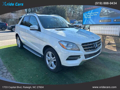 2013 Mercedes-Benz M-Class for sale at Xride Cars in Raleigh NC