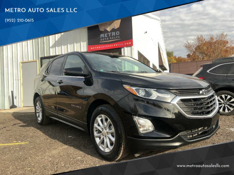 2019 Chevrolet Equinox for sale at METRO AUTO SALES LLC in Lino Lakes MN