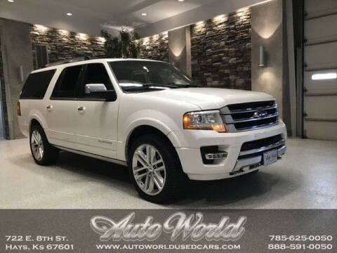 2017 Ford Expedition EL for sale at Auto World Used Cars in Hays KS
