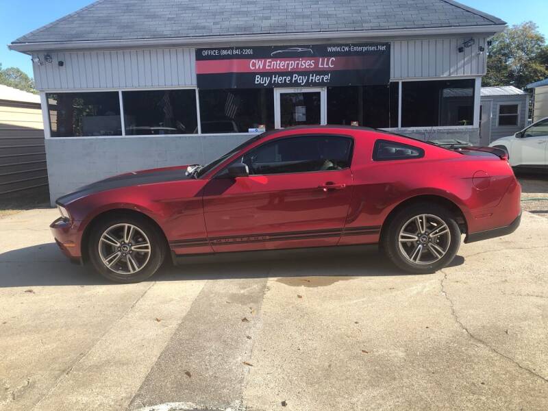 2010 Ford Mustang for sale at C&W Enterprises LLC in Williamston SC